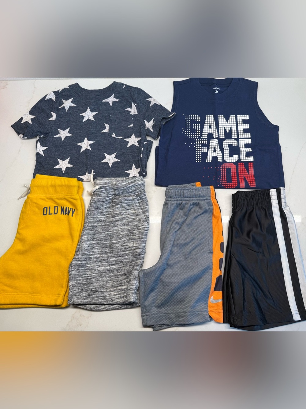 Boys 3T Mixed Brand Clothing Lot Nike Old Navy Carter’s Okie Dokie 6pc